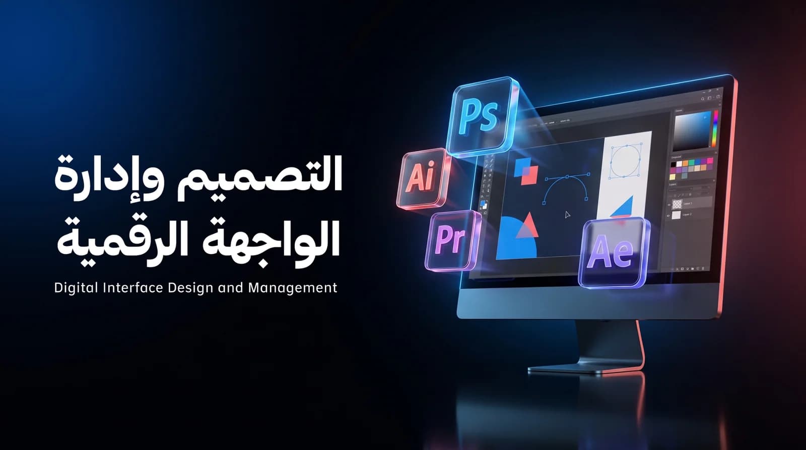 التصميم وإدارة الواجهة الرقمية