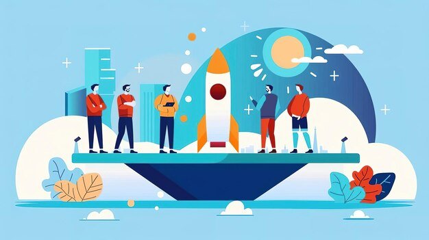 group people are working rocket 1317057 4911